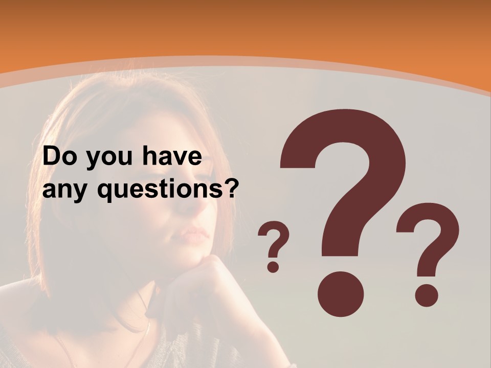 A Woman Is Sitting In The Grass With Her Eyes Closed PowerPoint Template