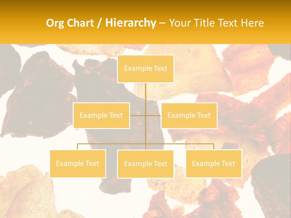 A Pile Of Chips On A White Background PowerPoint Template