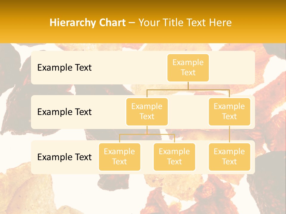 A Pile Of Chips On A White Background PowerPoint Template