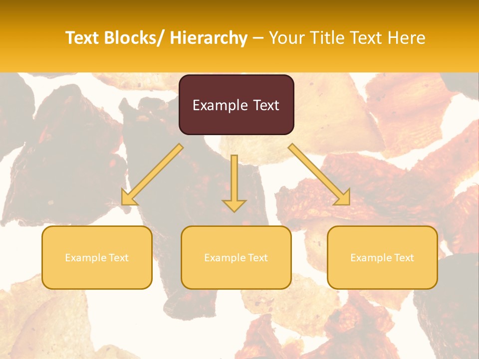 A Pile Of Chips On A White Background PowerPoint Template