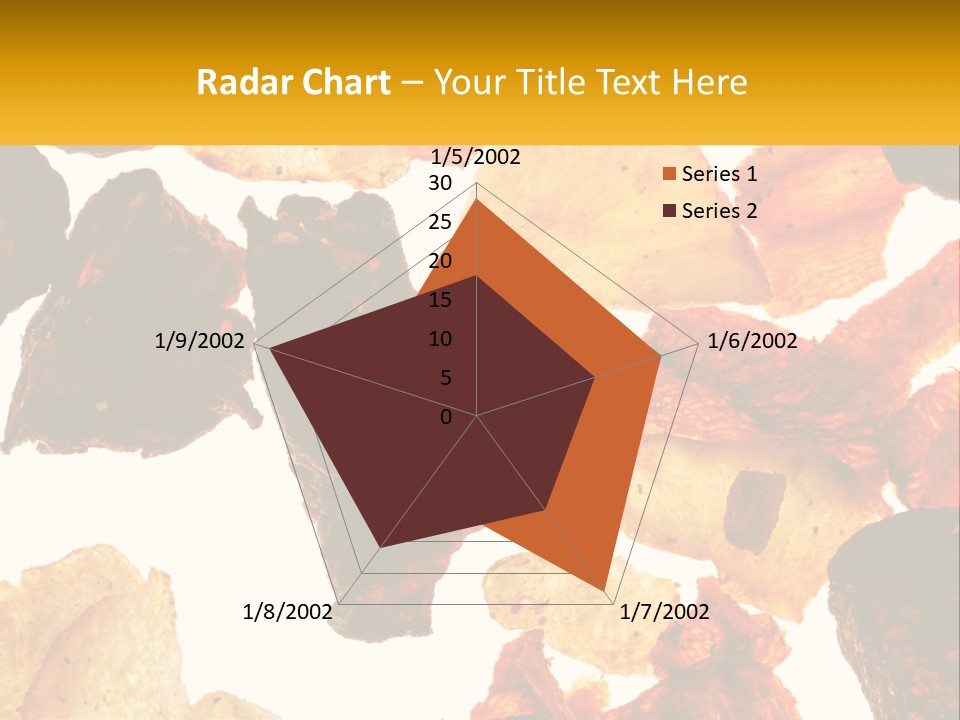 A Pile Of Chips On A White Background PowerPoint Template