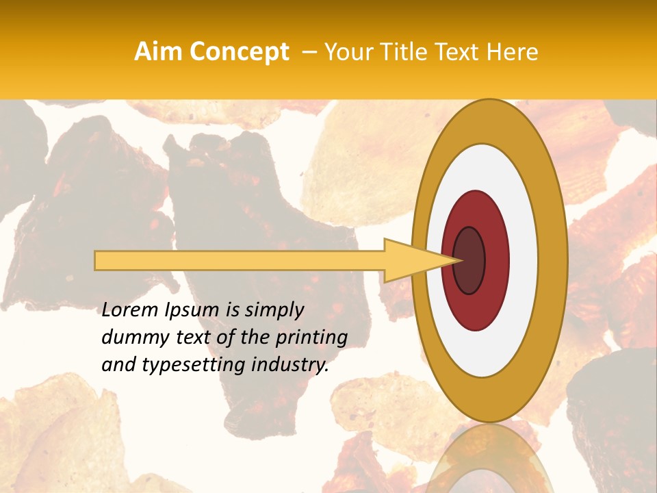 A Pile Of Chips On A White Background PowerPoint Template