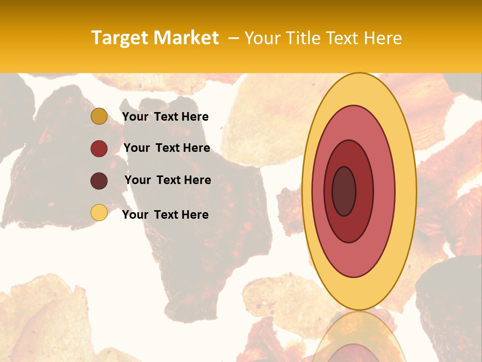 A Pile Of Chips On A White Background PowerPoint Template