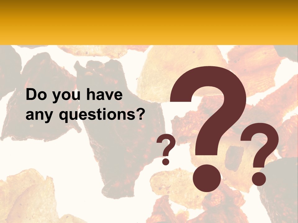 A Pile Of Chips On A White Background PowerPoint Template