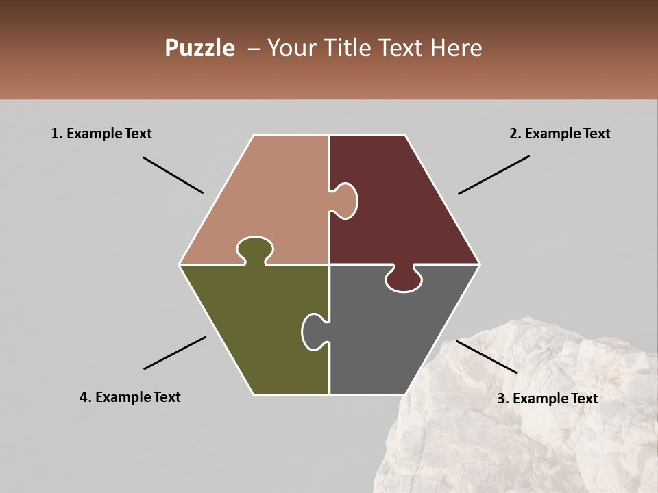 A Person Jumping Off A Cliff Into The Ocean PowerPoint Template