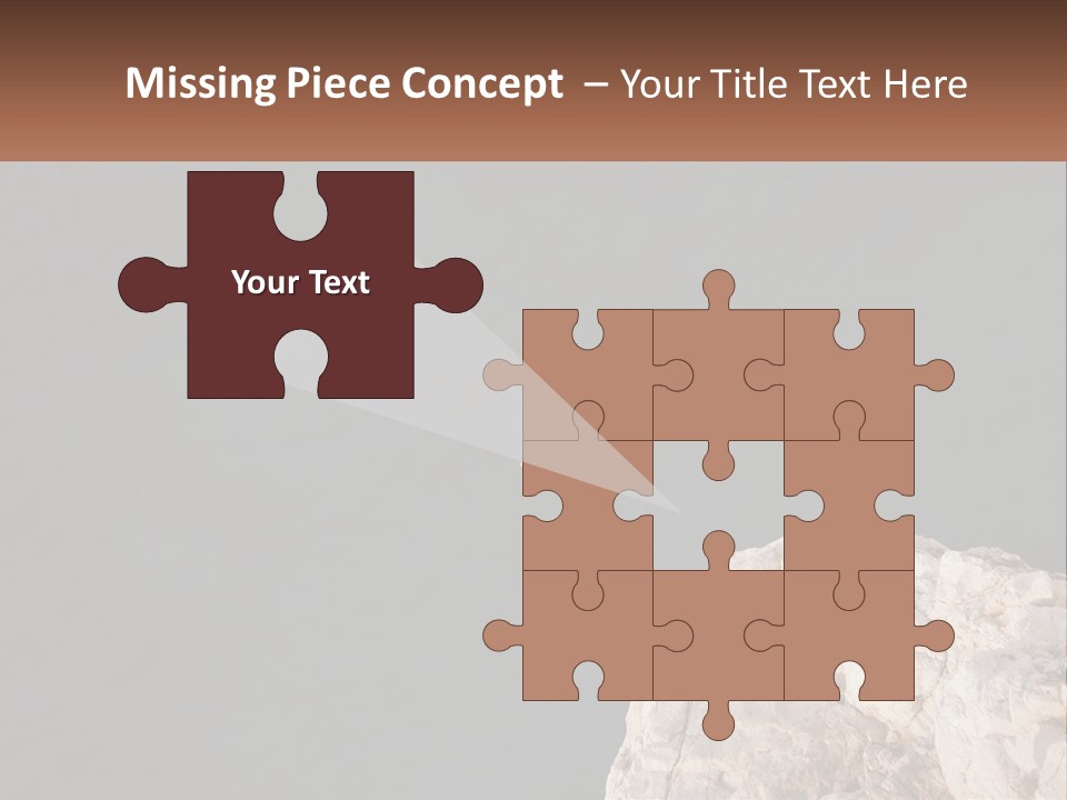 A Person Jumping Off A Cliff Into The Ocean PowerPoint Template