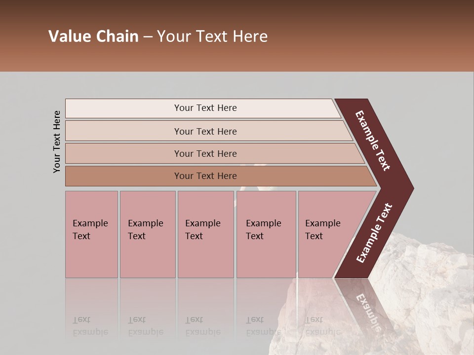 A Person Jumping Off A Cliff Into The Ocean PowerPoint Template