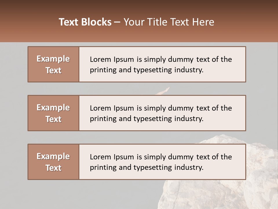 A Person Jumping Off A Cliff Into The Ocean PowerPoint Template