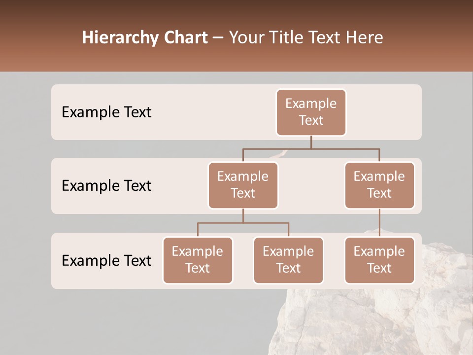 A Person Jumping Off A Cliff Into The Ocean PowerPoint Template