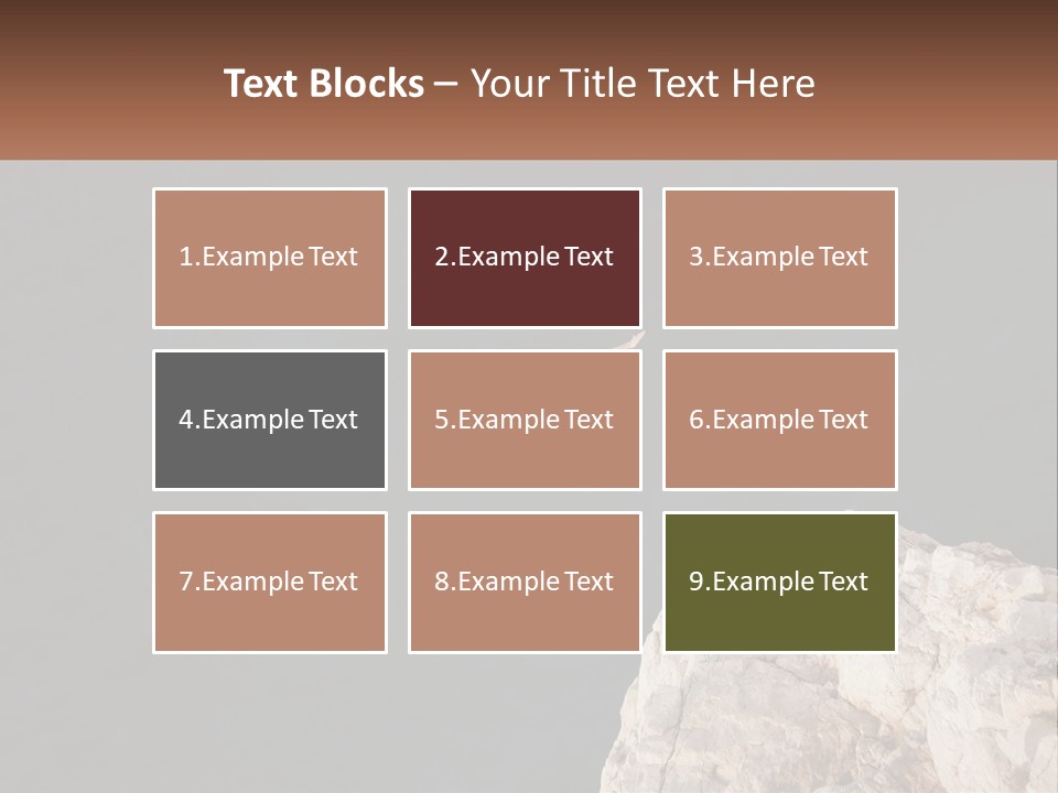 A Person Jumping Off A Cliff Into The Ocean PowerPoint Template