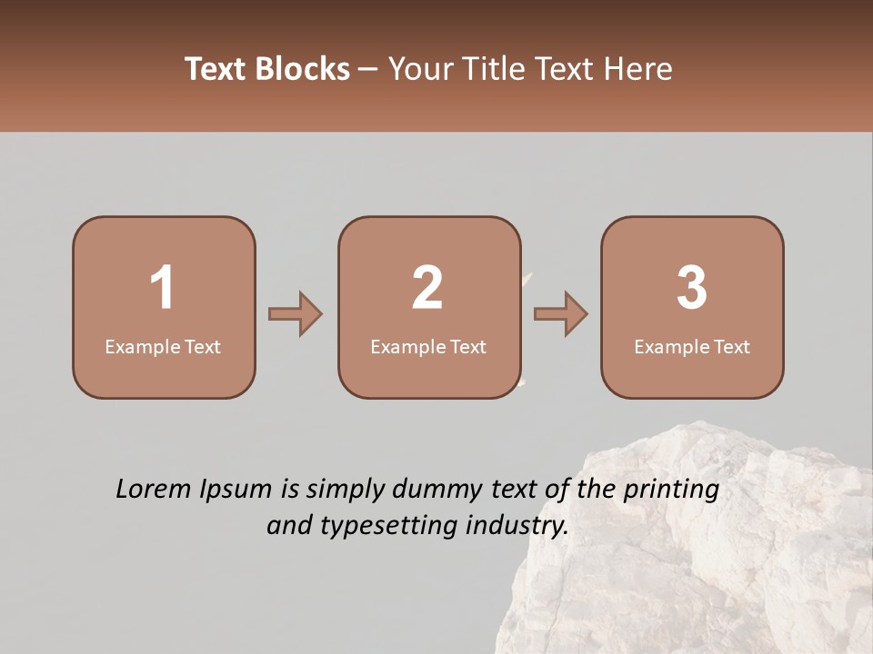 A Person Jumping Off A Cliff Into The Ocean PowerPoint Template