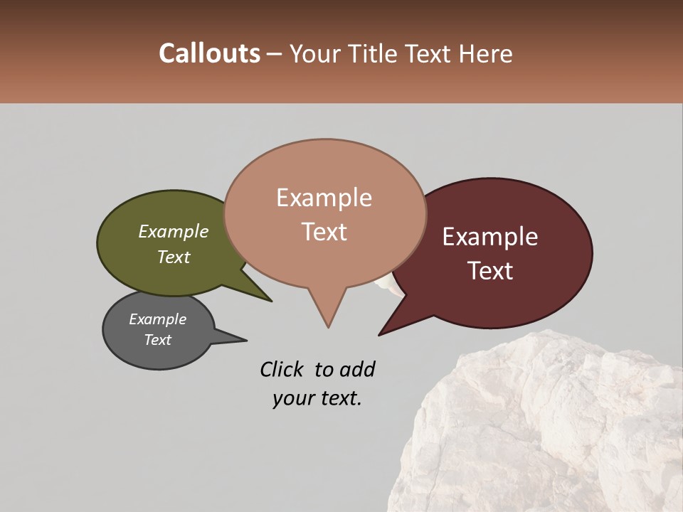 A Person Jumping Off A Cliff Into The Ocean PowerPoint Template