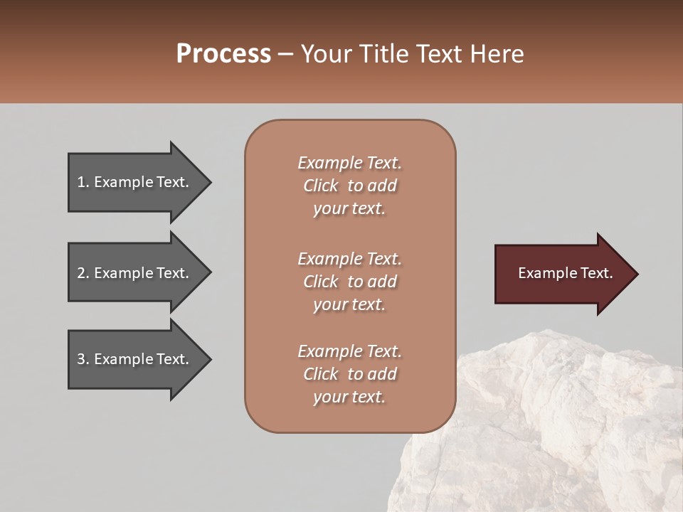 A Person Jumping Off A Cliff Into The Ocean PowerPoint Template