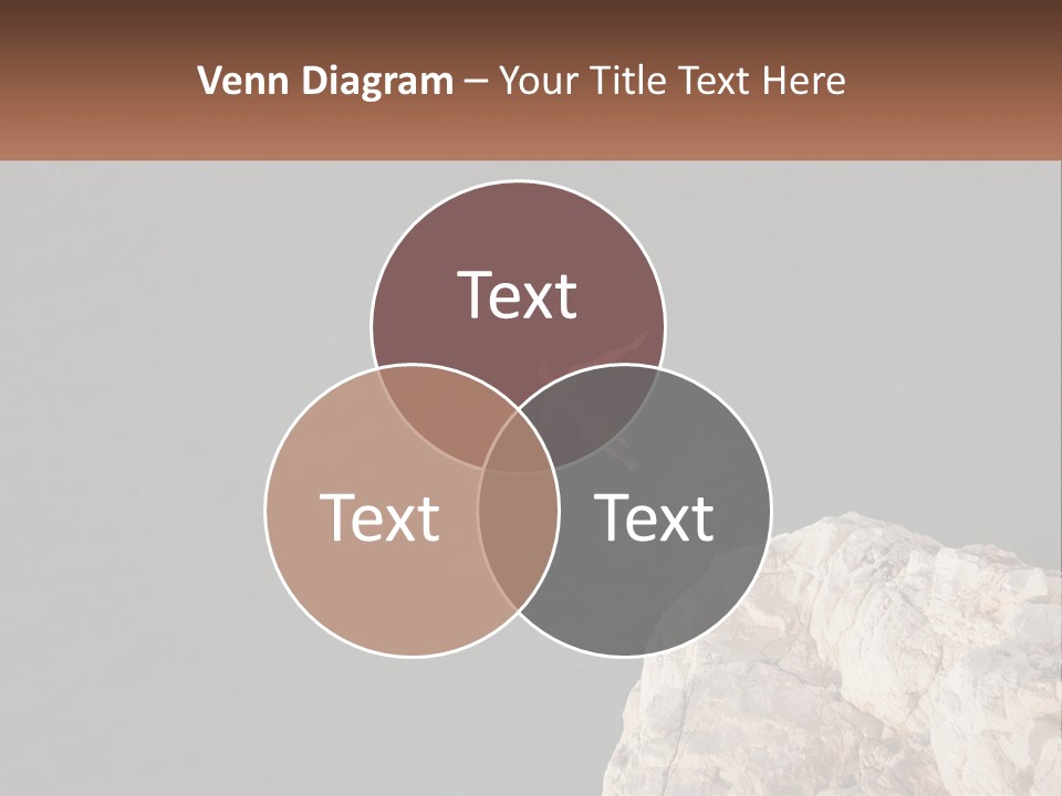 A Person Jumping Off A Cliff Into The Ocean PowerPoint Template