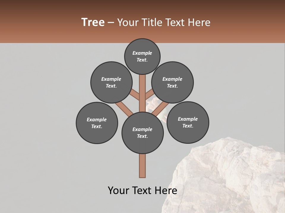 A Person Jumping Off A Cliff Into The Ocean PowerPoint Template