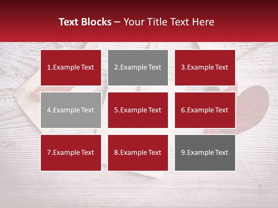 A Wooden Table Topped With Hearts And Clipboards PowerPoint Template