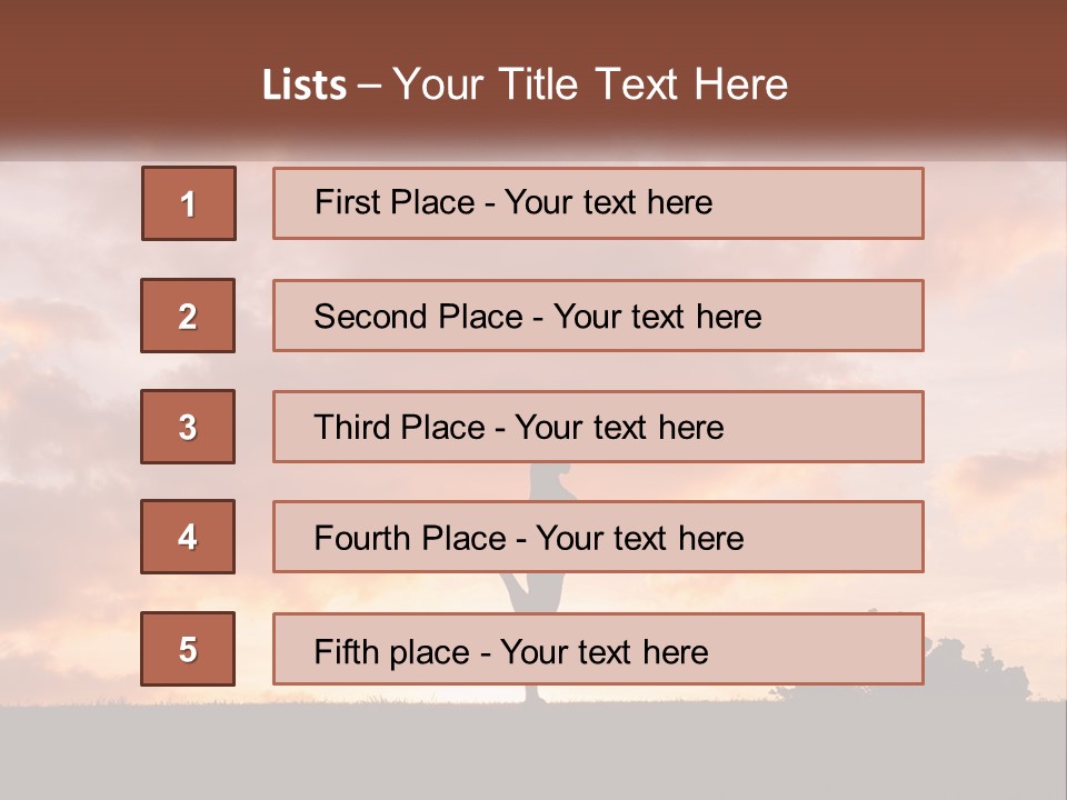 A Person Jumping In The Air With A Skateboard PowerPoint Template