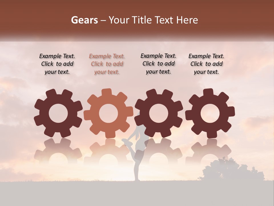 A Person Jumping In The Air With A Skateboard PowerPoint Template