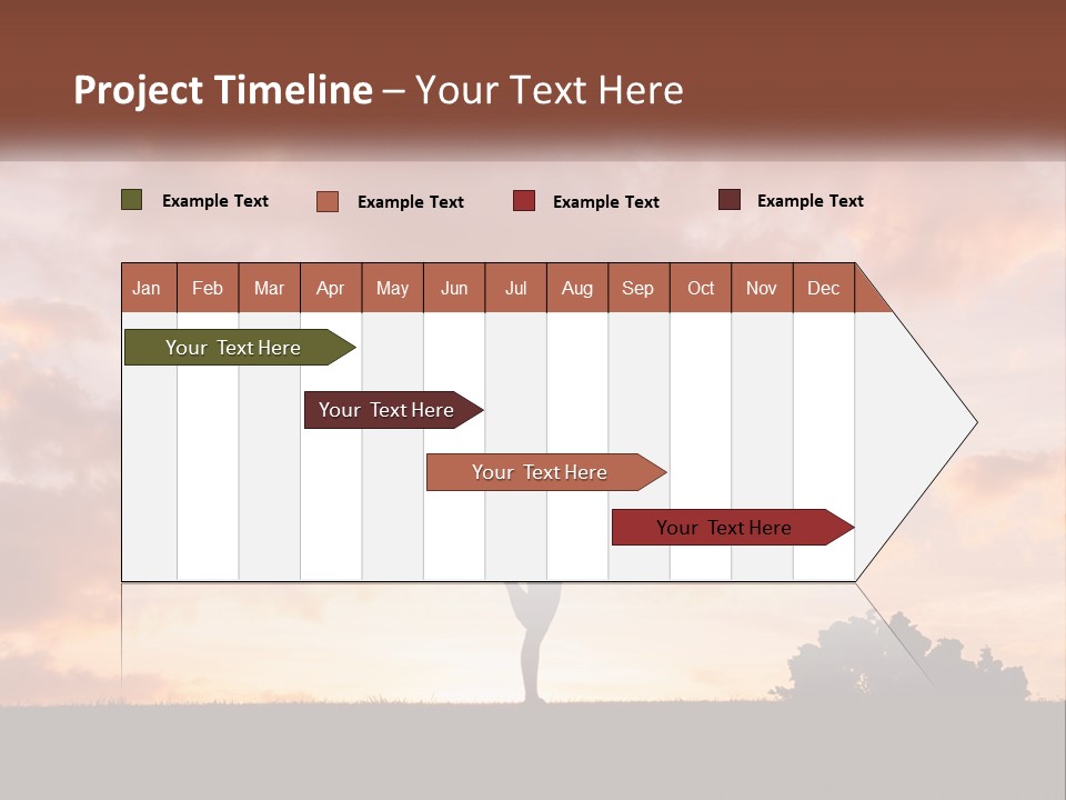 A Person Jumping In The Air With A Skateboard PowerPoint Template