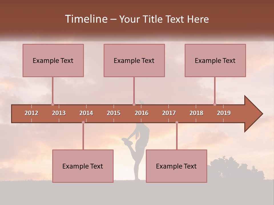 A Person Jumping In The Air With A Skateboard PowerPoint Template