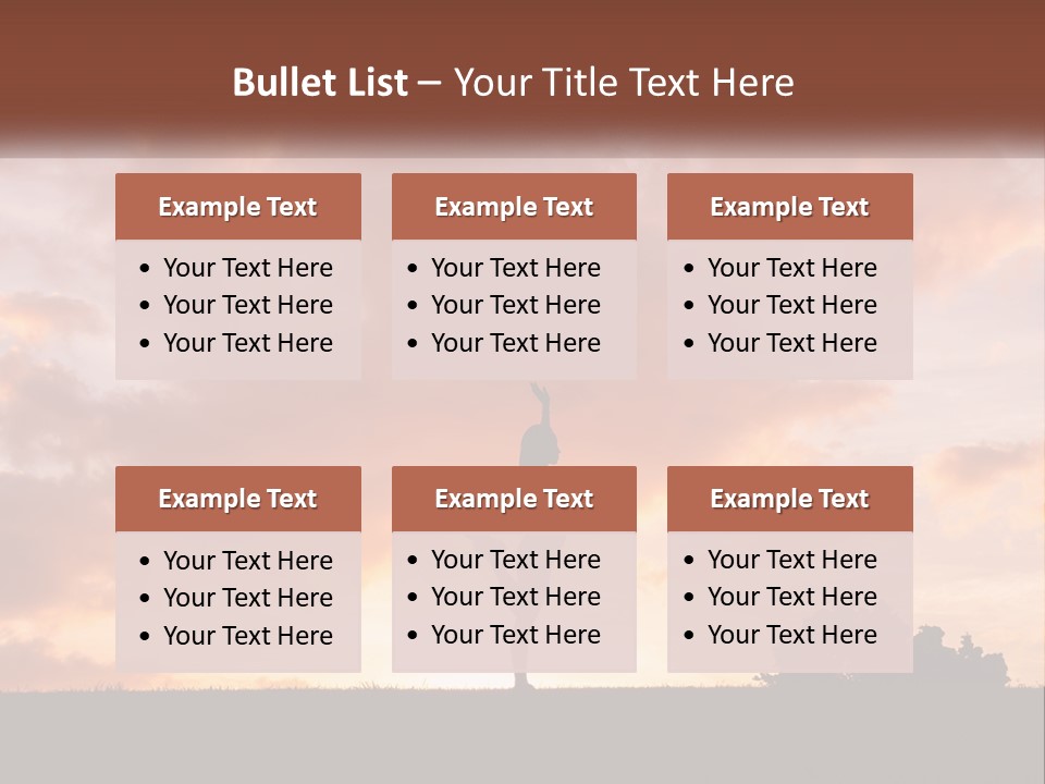 A Person Jumping In The Air With A Skateboard PowerPoint Template