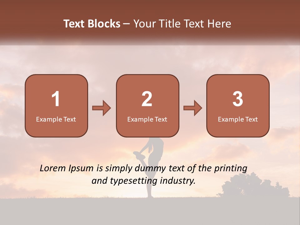 A Person Jumping In The Air With A Skateboard PowerPoint Template