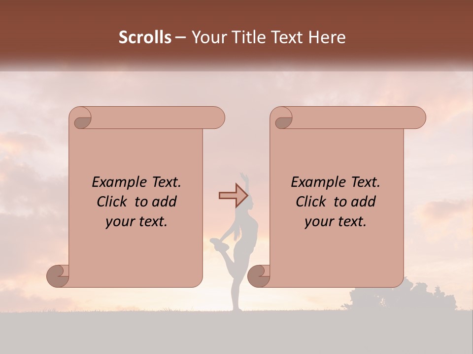 A Person Jumping In The Air With A Skateboard PowerPoint Template