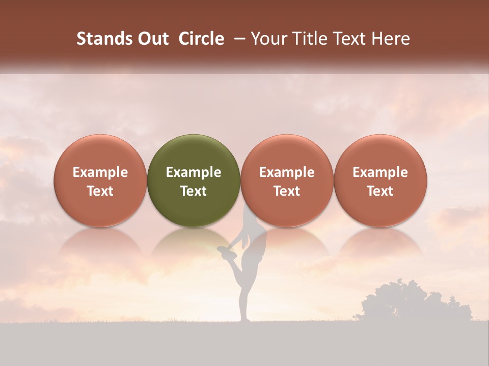 A Person Jumping In The Air With A Skateboard PowerPoint Template