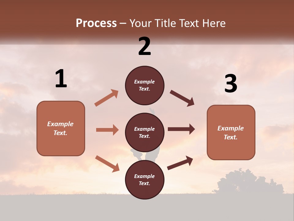 A Person Jumping In The Air With A Skateboard PowerPoint Template