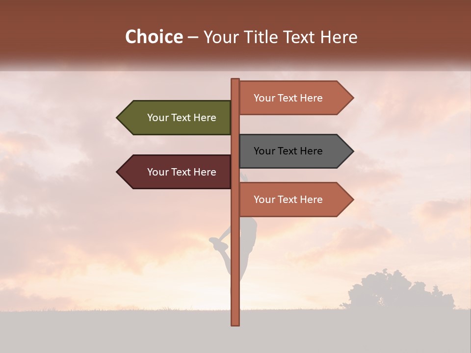 A Person Jumping In The Air With A Skateboard PowerPoint Template