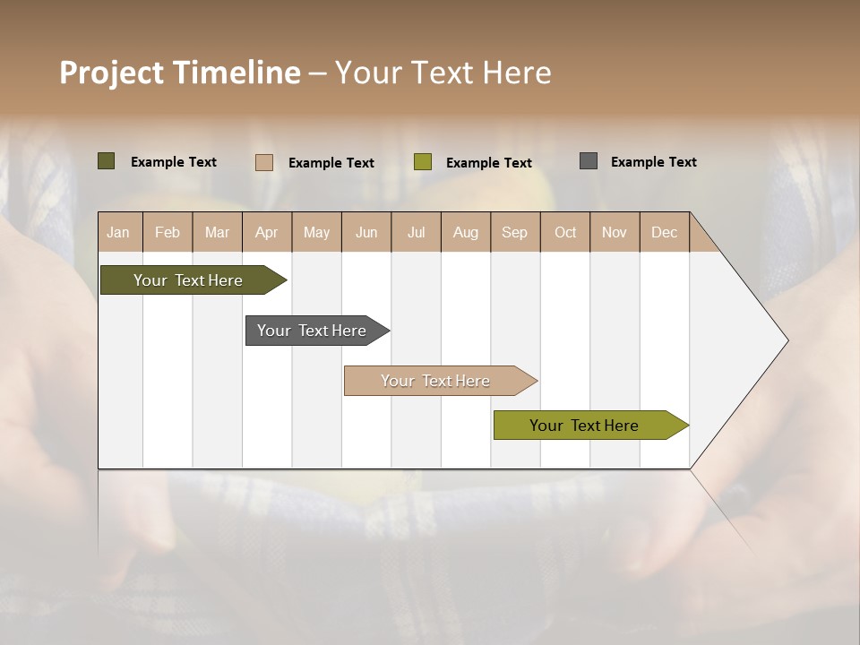 A Person Holding A Bowl Of Pears In Their Hands PowerPoint Template