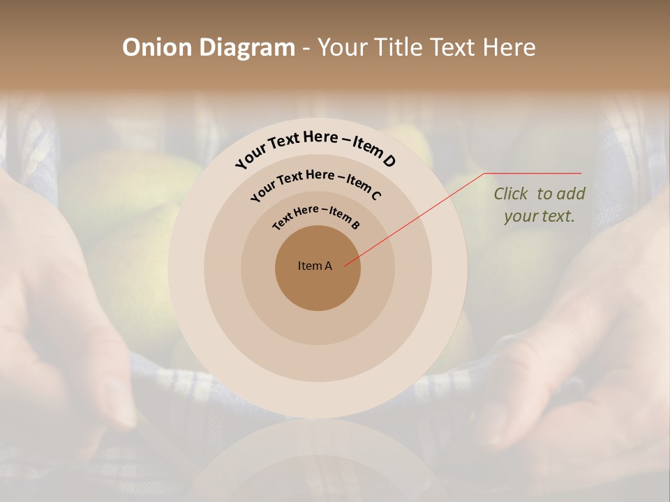 A Person Holding A Bowl Of Pears In Their Hands PowerPoint Template