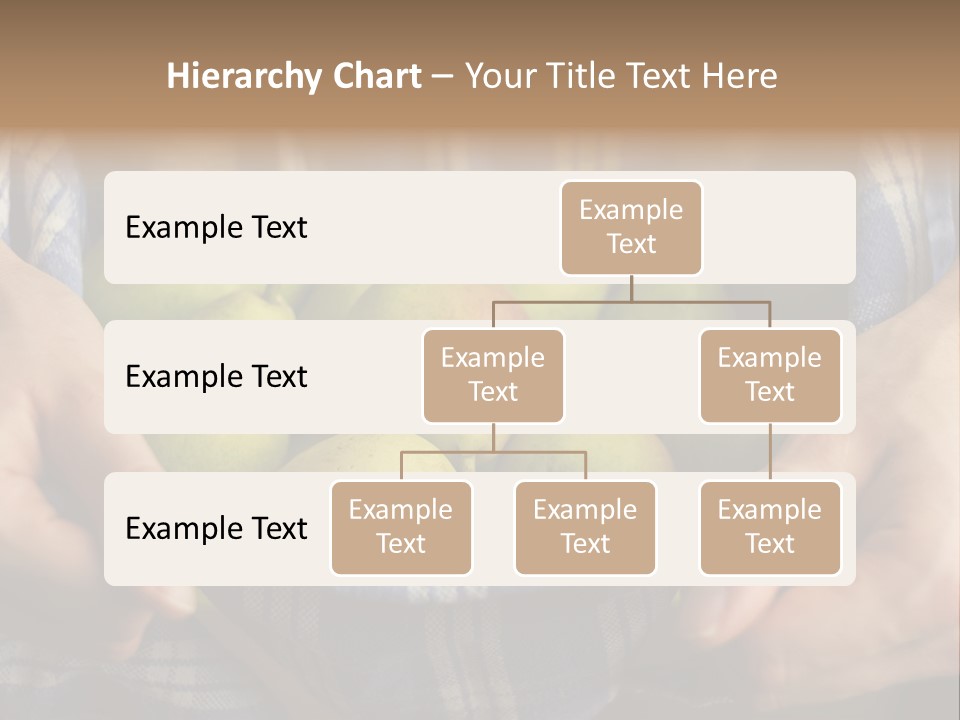 A Person Holding A Bowl Of Pears In Their Hands PowerPoint Template