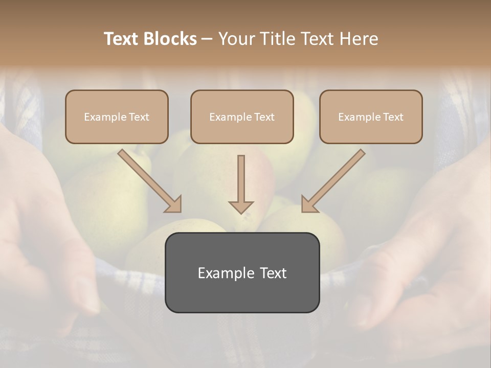 A Person Holding A Bowl Of Pears In Their Hands PowerPoint Template