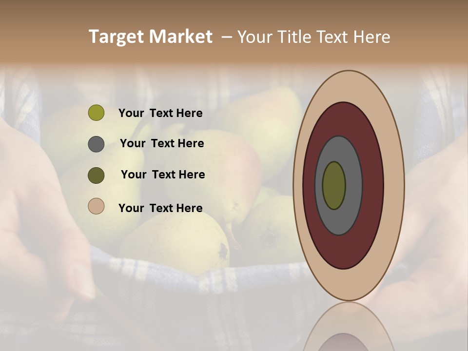 A Person Holding A Bowl Of Pears In Their Hands PowerPoint Template