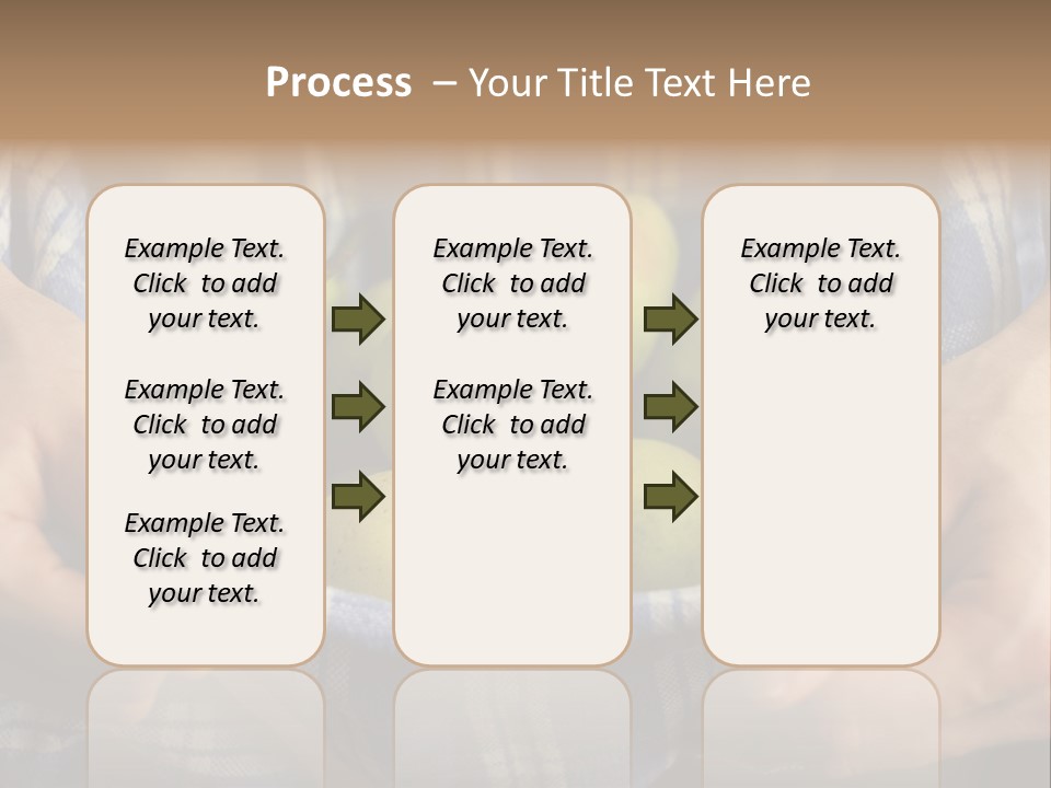 A Person Holding A Bowl Of Pears In Their Hands PowerPoint Template