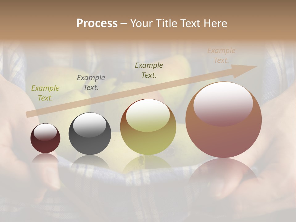 A Person Holding A Bowl Of Pears In Their Hands PowerPoint Template