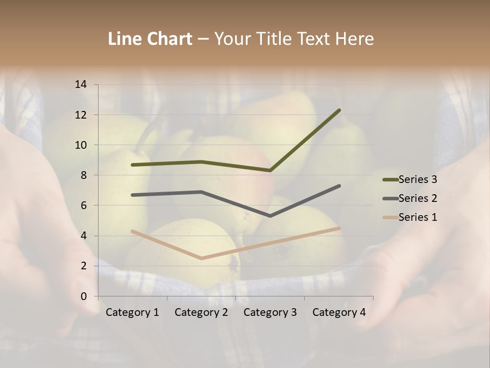 A Person Holding A Bowl Of Pears In Their Hands PowerPoint Template