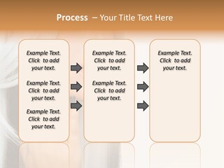 A Woman With Long White Hair And Black Nails PowerPoint Template