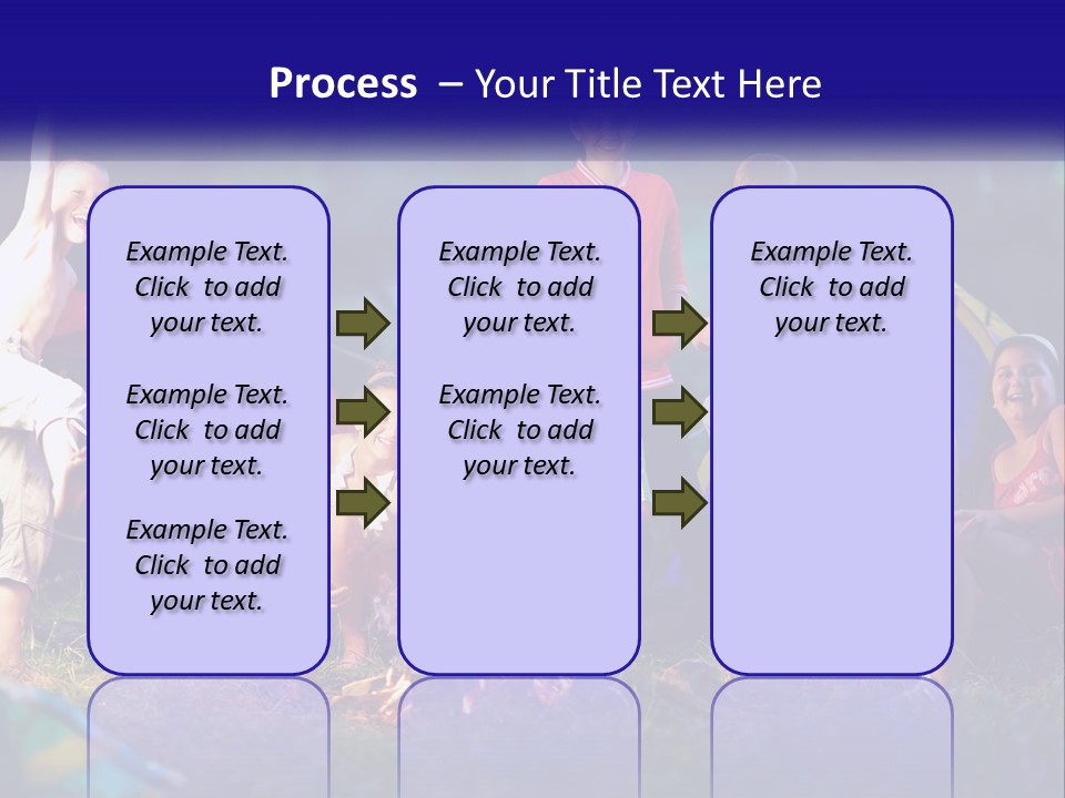 A Group Of Children Sitting Around A Campfire PowerPoint Template