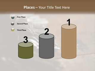 A Bunch Of Keys Sitting On Top Of A Wooden Table PowerPoint Template