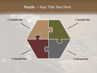 A Bunch Of Keys Sitting On Top Of A Wooden Table PowerPoint Template