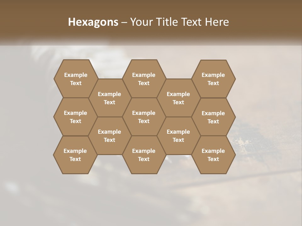 A Bunch Of Keys Sitting On Top Of A Wooden Table PowerPoint Template