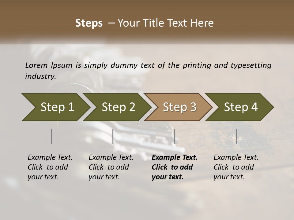 A Bunch Of Keys Sitting On Top Of A Wooden Table PowerPoint Template