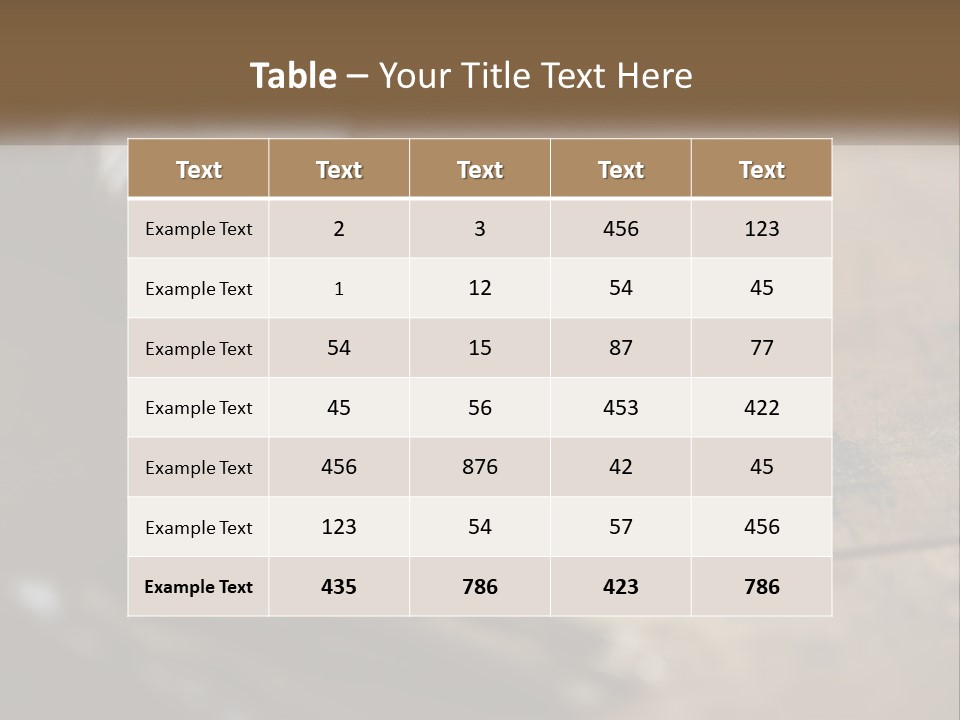 A Bunch Of Keys Sitting On Top Of A Wooden Table PowerPoint Template