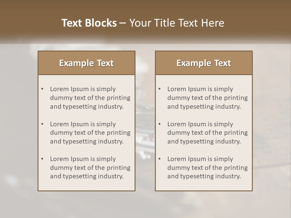 A Bunch Of Keys Sitting On Top Of A Wooden Table PowerPoint Template