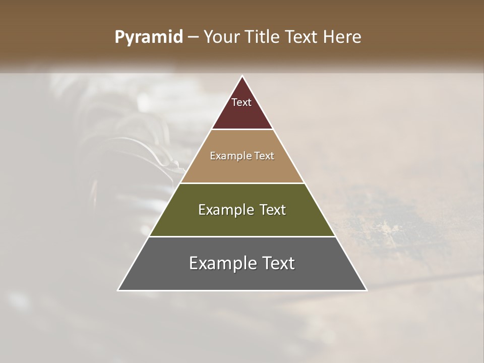 A Bunch Of Keys Sitting On Top Of A Wooden Table PowerPoint Template