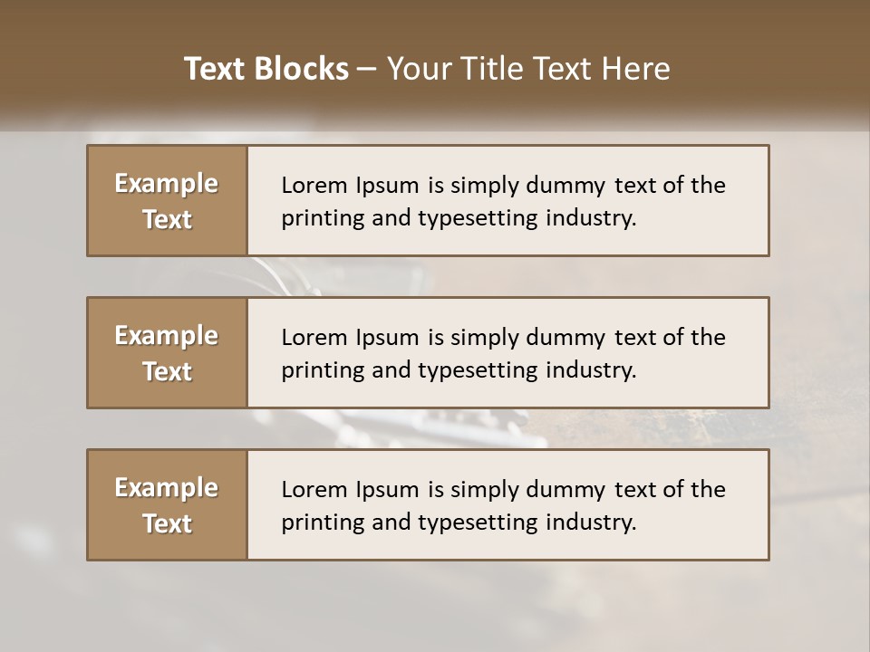 A Bunch Of Keys Sitting On Top Of A Wooden Table PowerPoint Template