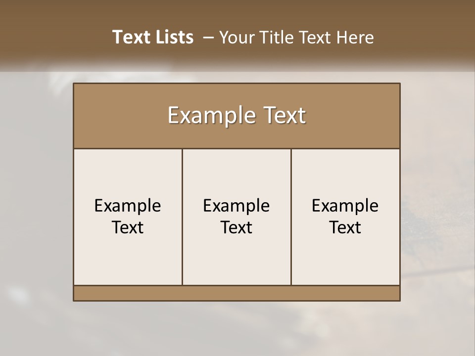 A Bunch Of Keys Sitting On Top Of A Wooden Table PowerPoint Template