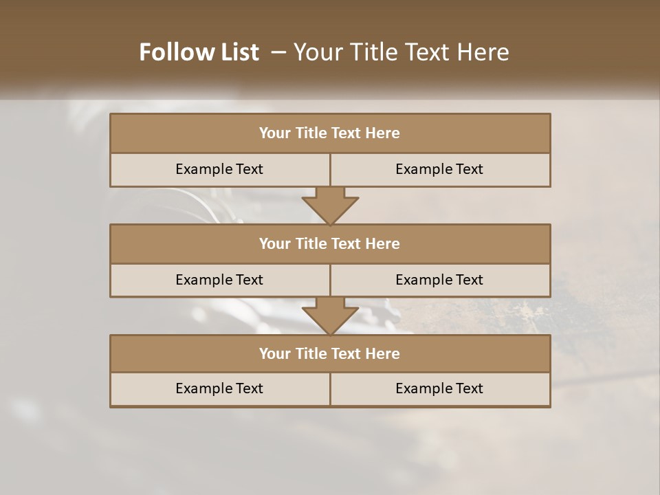 A Bunch Of Keys Sitting On Top Of A Wooden Table PowerPoint Template